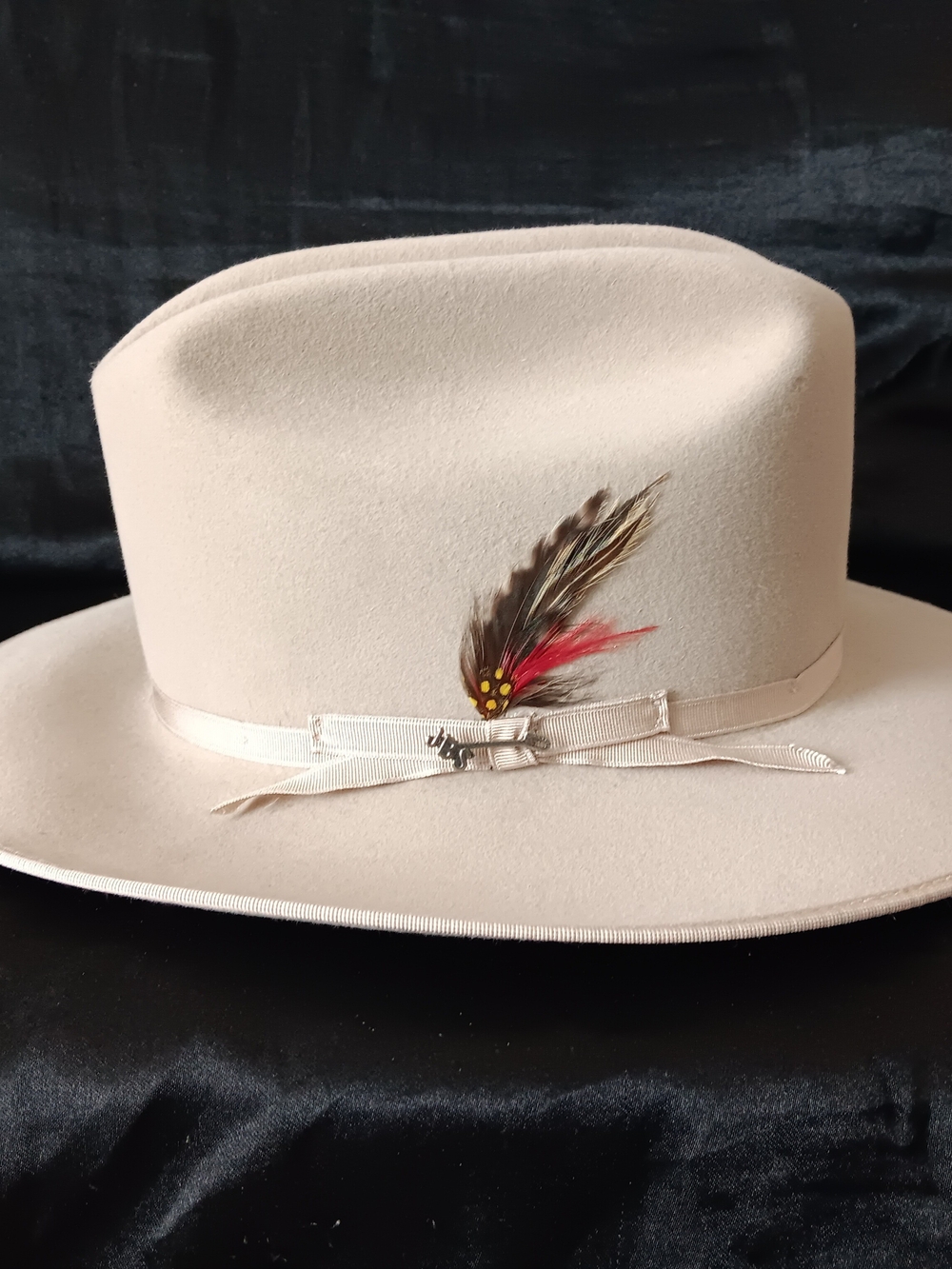 Stetson 6X Open Road Silverbelly Felt Cowboy Hat Size 7 1/4